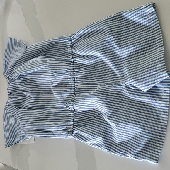 OshKosh B'gosh Romper Blue White Embroidery NWT 4T - Picture 6 of 7